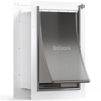 Baboni Pet Door for Wall, Steel Frame and Telesco