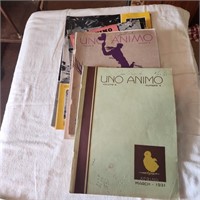 Vintage 1930s Uno Animo Magazines