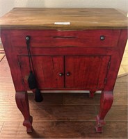Rustic Red Cabinet