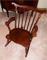 Pine Childs antique Windsor rocker