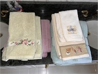 Collection of Decorative Towels & Hand Towels