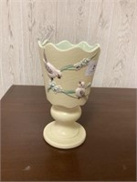 Hull Art Pottery Vase with Bird Decoration