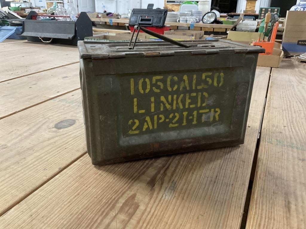 Empty 50 ca Ammo Box