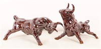 Ceramic Bulls