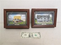 2 Tom Thumb Framed House Displays