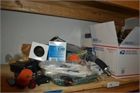 Shelf Lot Cameras, Cables, Wiring, Household More