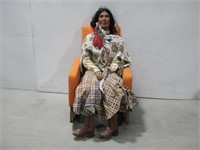 Life Size Native American Statue/ Doll See Info