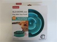 Dog Games 2-Cup Slo-Bowl Mini Dog Food Bowl