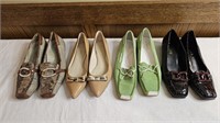 4 Pairs of Assorted Ladies Shoes Coach & More