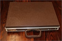 Vintage Oshkosh Black Hard Sided Briefcase