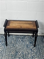 Vintage piano bench wood top needs TLC