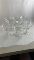 9 Crystal Glasses