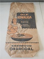 Vintage Ole Kowaliga Brand Charcoal Bag