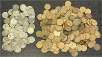 Copper & Steel Wheat Pennies ($4.21 Face).