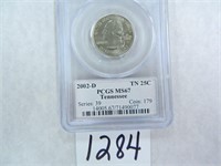 2002-D Tennessee Quarter PCGS Graded MS67