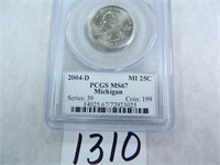 2004-D Michigan Quarter PCGS Graded MS67