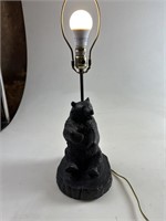 Vintage Bear Lamp Heavy Well Made Works