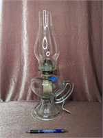 Clear Glass Kerosene Lamp with Handle -