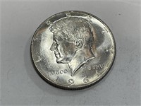 90% Silver 1964  BU Kennedy Half Dollar