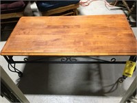 Coffee Table W/Wooden Top