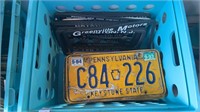 Box of Pennsylvania Plates and Frames