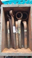 Box of Vintage Bluepoint Wrenches