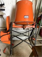 Electric Cement Mixer on stand