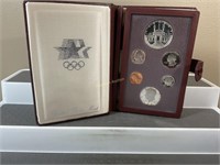 1984S Prestige proof set including Olympic dollar