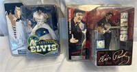 2) Elvis Figures New in Box) Mcfarlane Toys Elvis