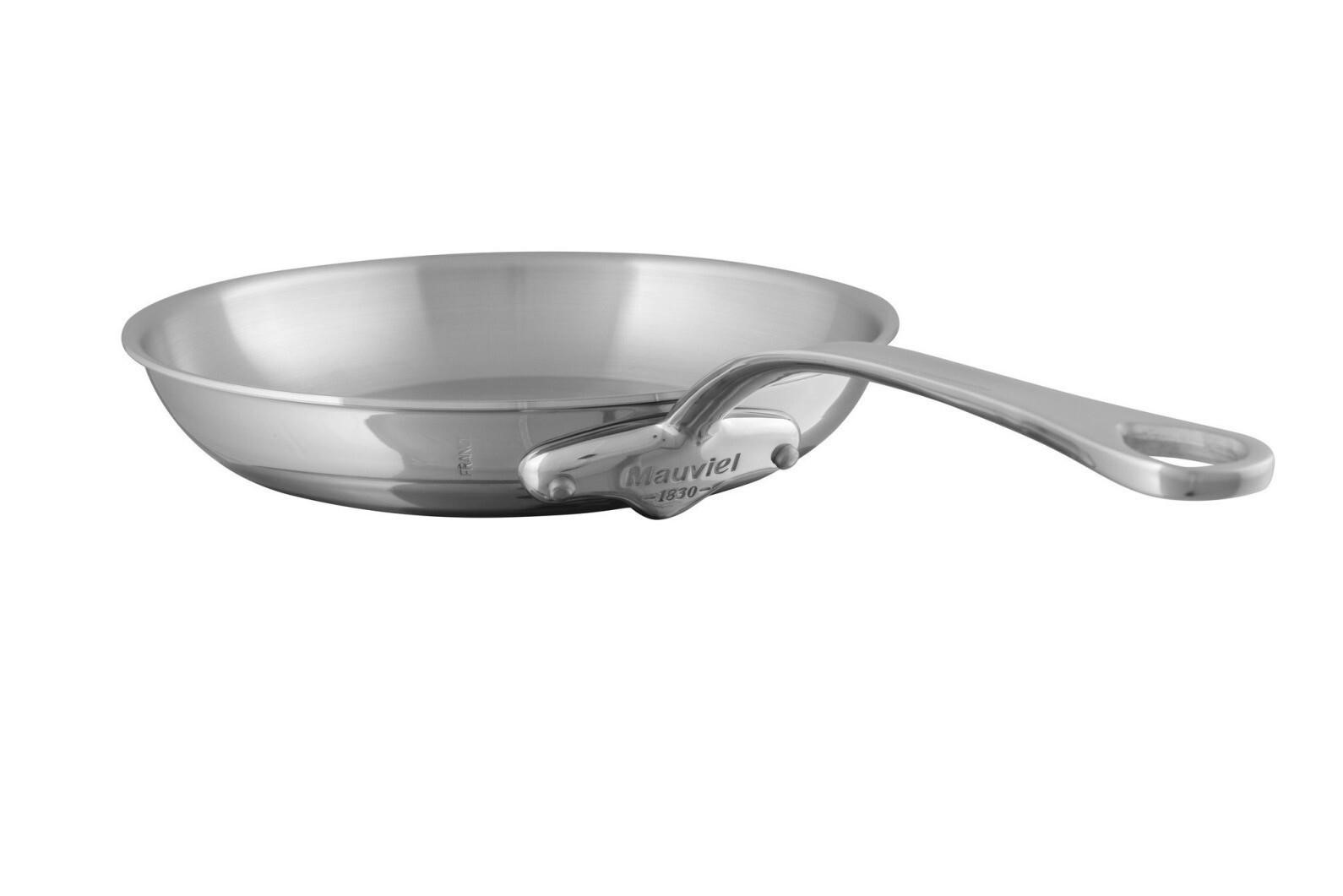 Mauviel M'Cook 5-Ply Polished Stainless Steel Fryi
