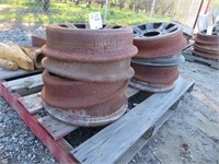 Assorted Scrap Steel Wheels