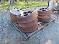 Assorted Scrap Steel Wheels