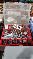 Organized box of Hardware