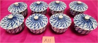 320 - SET OF 7 COVERED RICE BOWLS (A11)