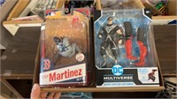 Dc Superman and McFarlane baseball Martinez