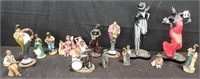 Group of decorative figurines box lot