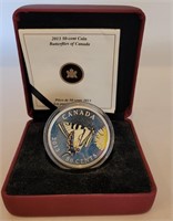 Royal Canadian Mint Silver Plated Copper Colorized