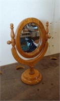 Wood Standing Mirror