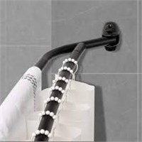 YunNephele Shower Curtain Rod, Double Curved