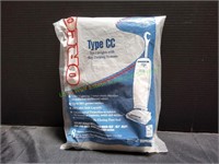 Oreck Type CC Hypo-Allergenic Filter Bags, 3ct