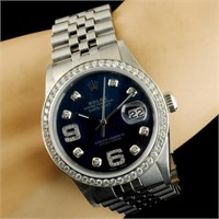 Rolex DateJust 1.35ctw Diamond 36MM Wristwatch