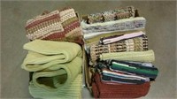 2 boxes of throw rugs