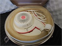 Vintage General Electric Deluxe Hair Dryer in Case