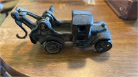 Cast-iron tow truck wrecker 6in