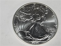 2021 Liberty 1 Oz Silver Dollar Coin
