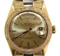 Rolex 18kt Gold Day-Date President 36mm Watch