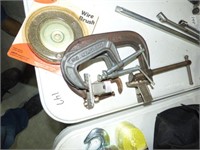 C-CLAMPS & WIRE BRUSH