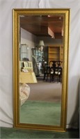 Gilt framed Athens mirror 66 X 30" by Gallery