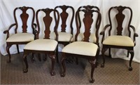Thomasville furniture, six chairs, 4 sides & 2