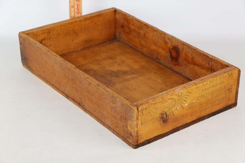 Wood Fruit Crate